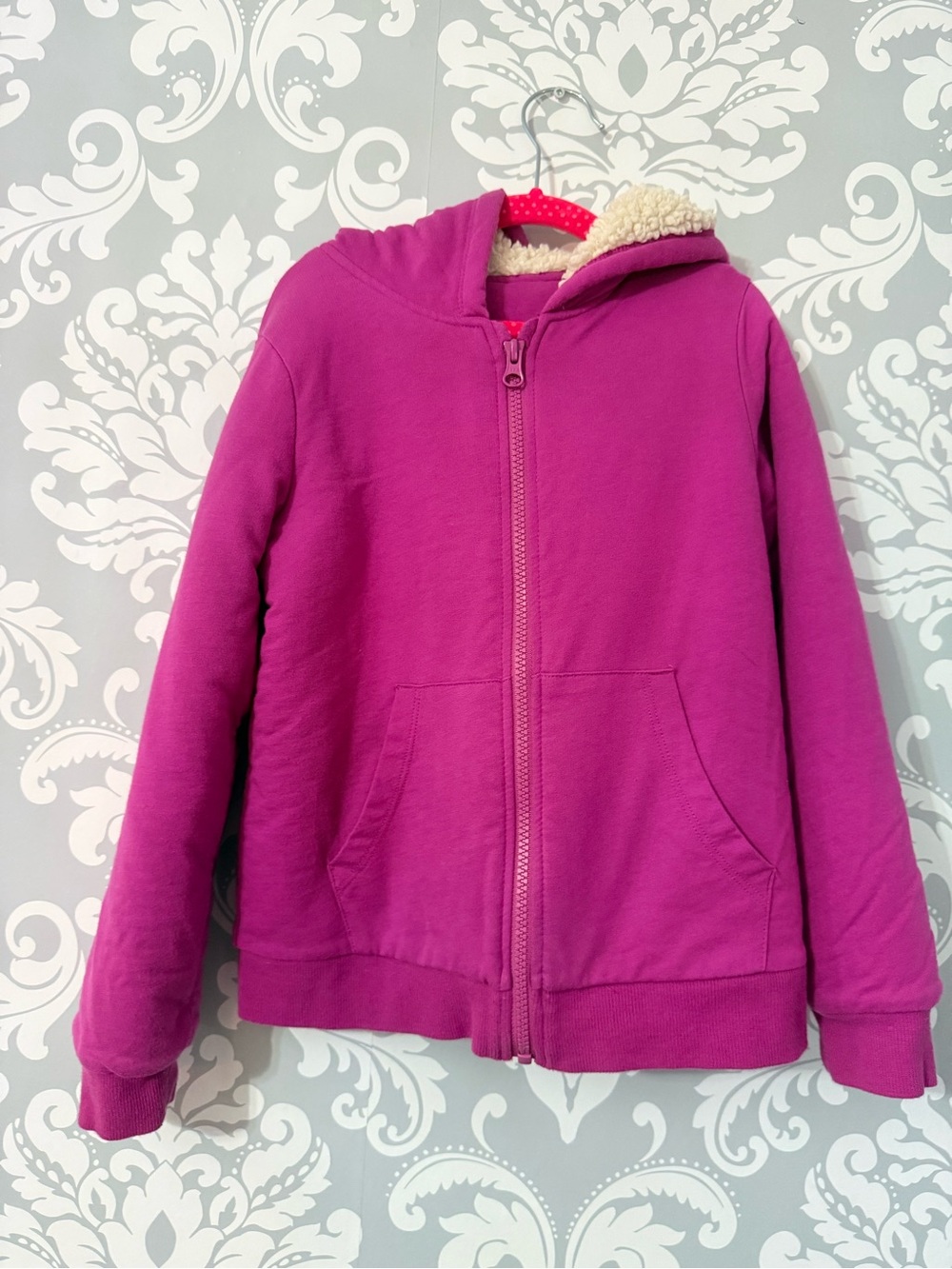 💫4/$25 • Joe Fresh Hooded Zip Sweatshirt - Magenta Pink